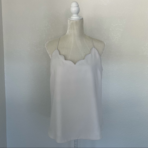 J. Crew Tops - J. Crew Scalloped Edge Tank